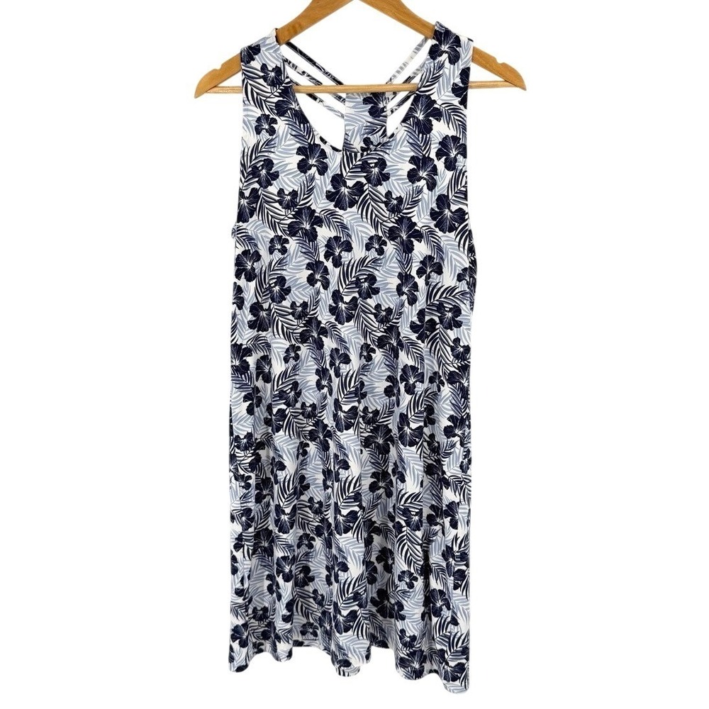 Tommy Bahama Womens Large Nightgown Floral Tropical Sleep Dress Coastal NEW